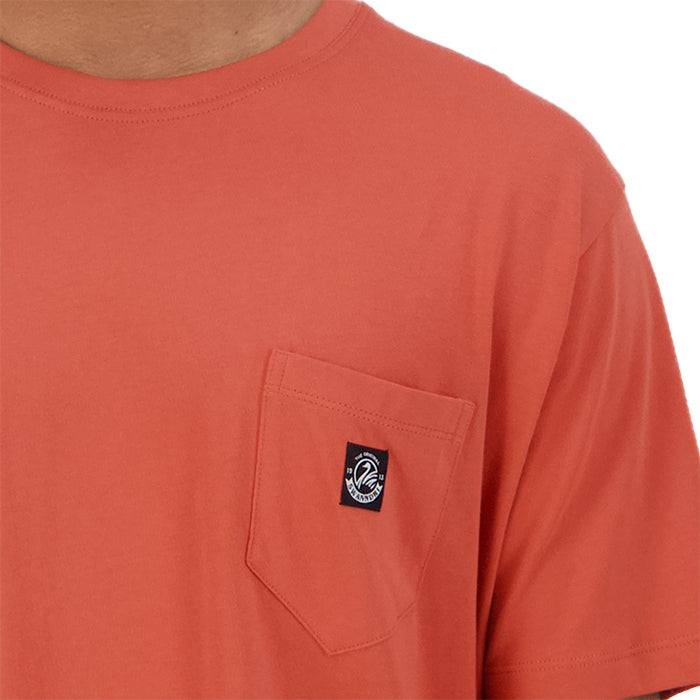 Swanndri Men's Duval V2 Plain Pocket T-shirt - Terracotta