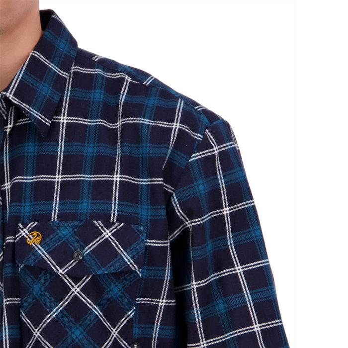 Swanndri Men's Egmont Long Sleeve Shirt - Ocean