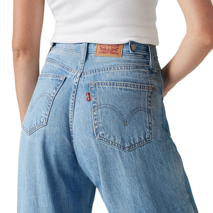 Levi's Women's Cinch Baggy Jeans - Invested Indigo