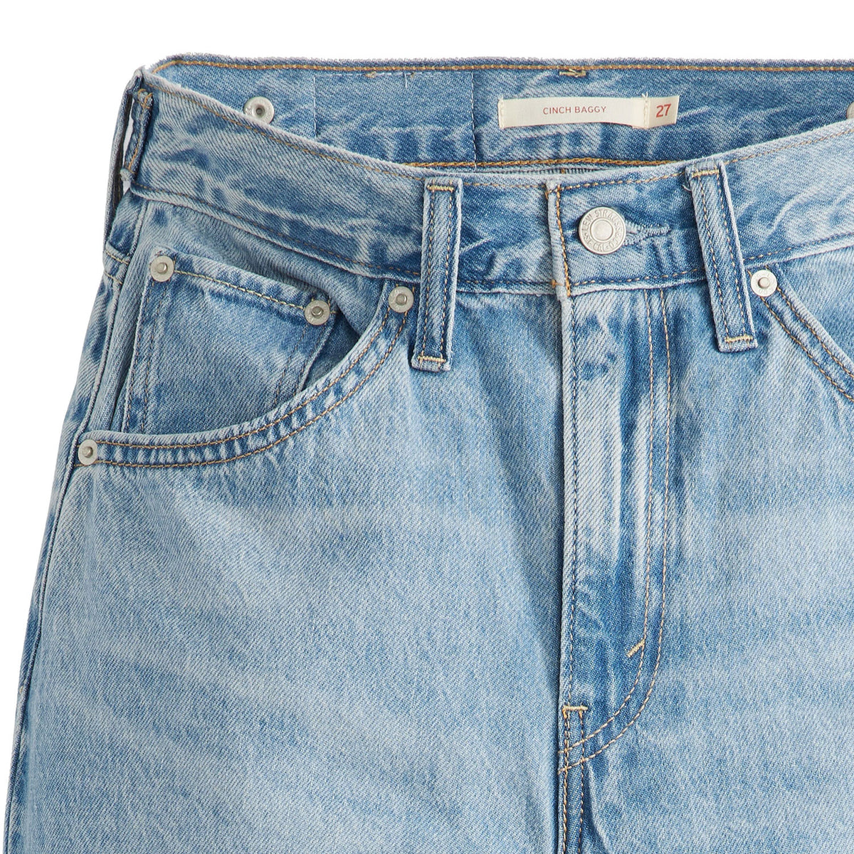 Levi's Women's Cinch Baggy Jeans - Invested Indigo