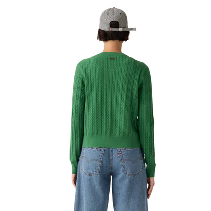 Levi's Women's Supersoft Crewneck Cardigan - Pine Green