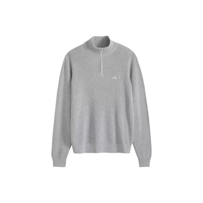 Levi's Men's HM Quarter Zip Sweater - Mid Grey Heather