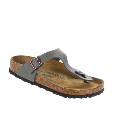 Birkenstock Gizeh BirkiBuc Regular - Stone