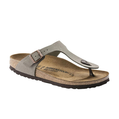 Birkenstock Gizeh BirkiBuc Regular - Stone