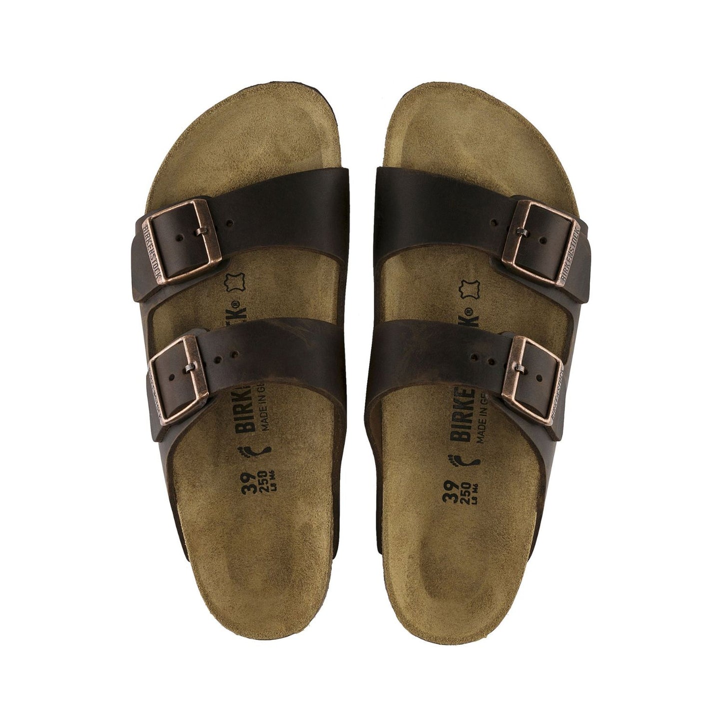 Birkenstock Arizona Oiled Leather Regular -  Habana