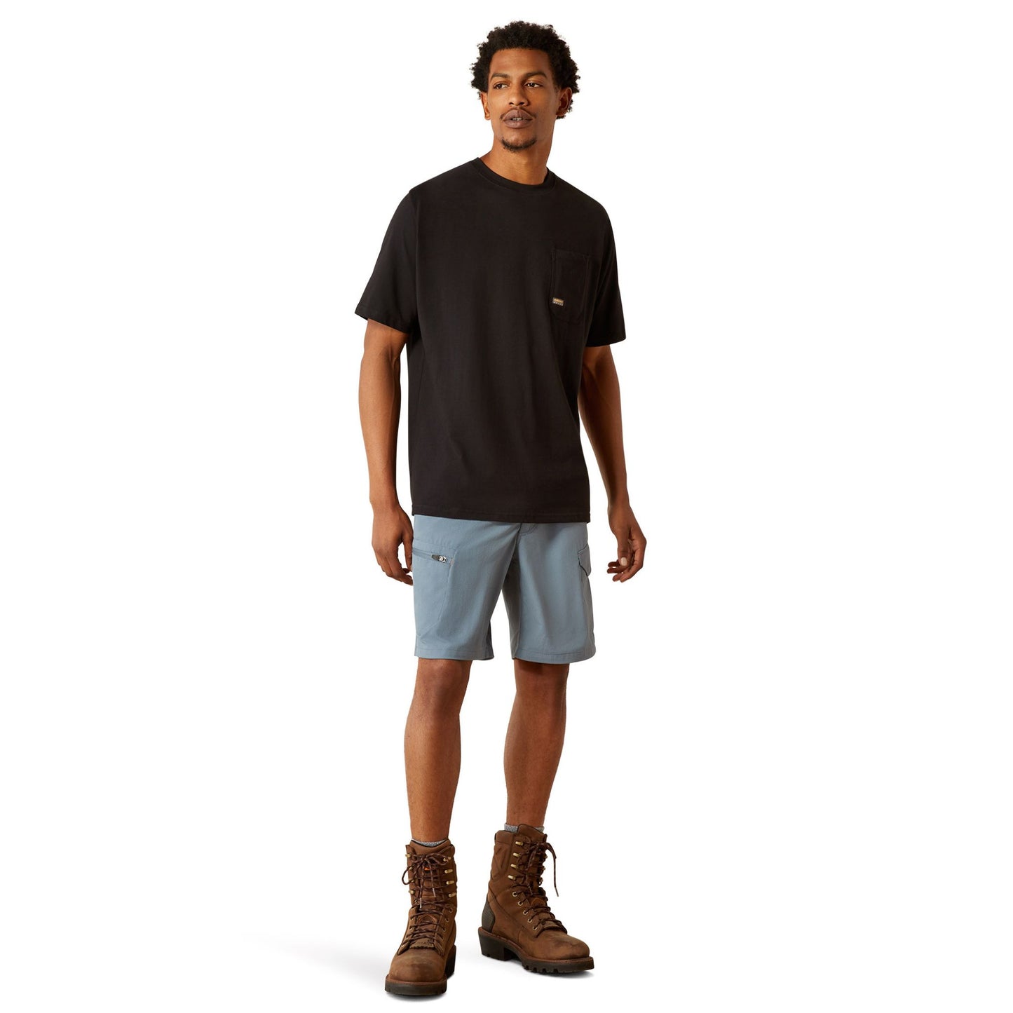 Ariat Men's Rebar Cotton Strong Hardhead S/S Tee - Black