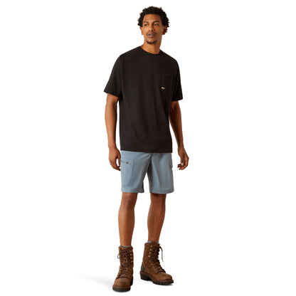 Ariat Men's Rebar Cotton Strong Hardhead S/S Tee - Black