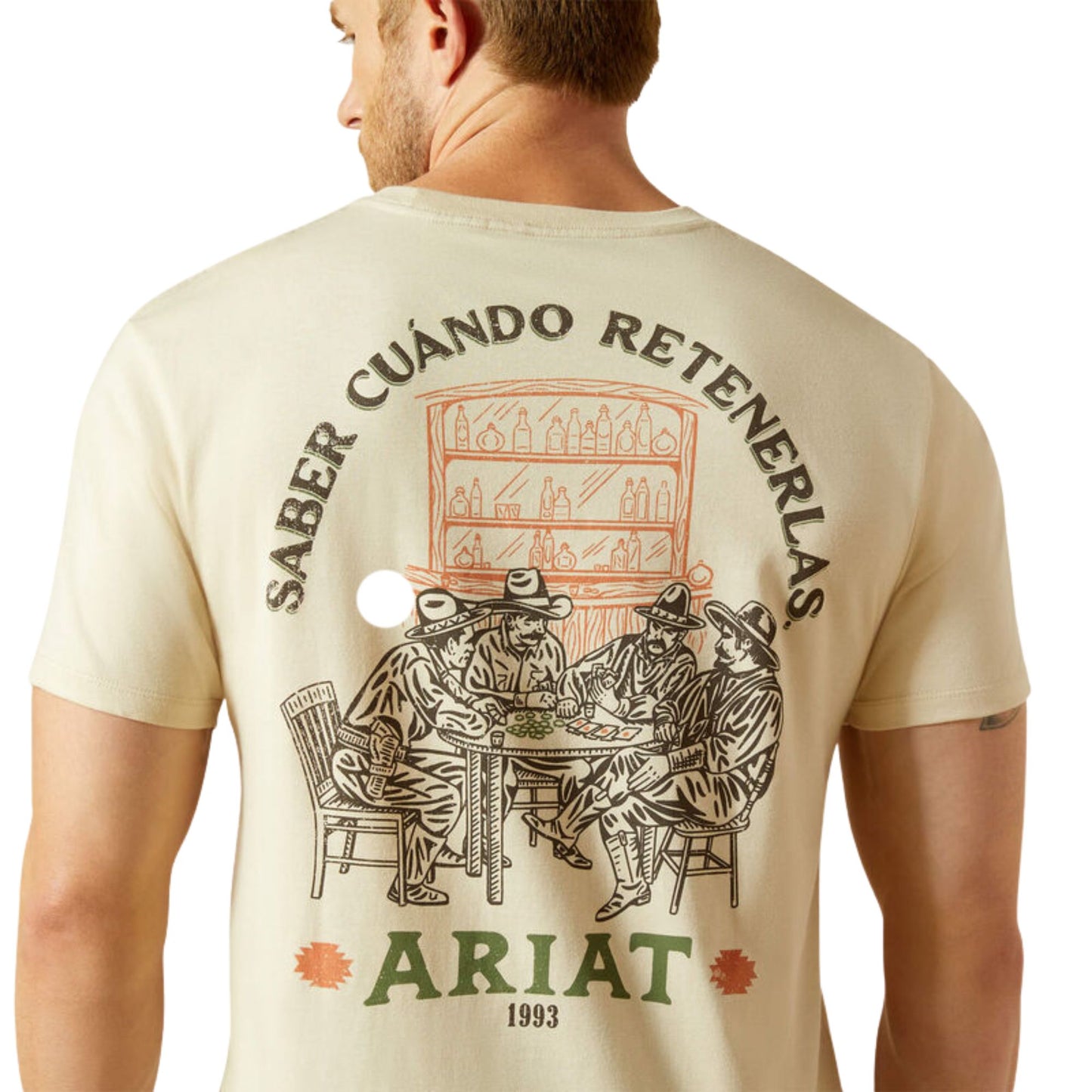 Ariat Men's Mezcal Mezclilla  S/S Tee - Natural
