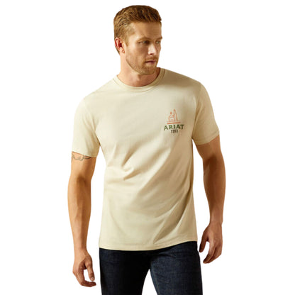 Ariat Men's Mezcal Mezclilla  S/S Tee - Natural