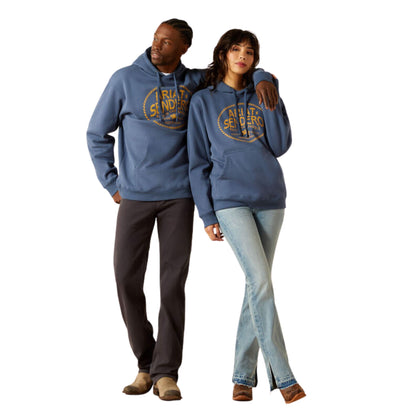 Ariat Men’s Sendero Back In The Saddle Hoodie - Dark Denim