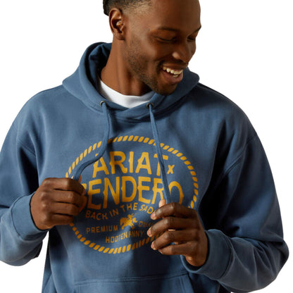 Ariat Men’s Sendero Back In The Saddle Hoodie - Dark Denim