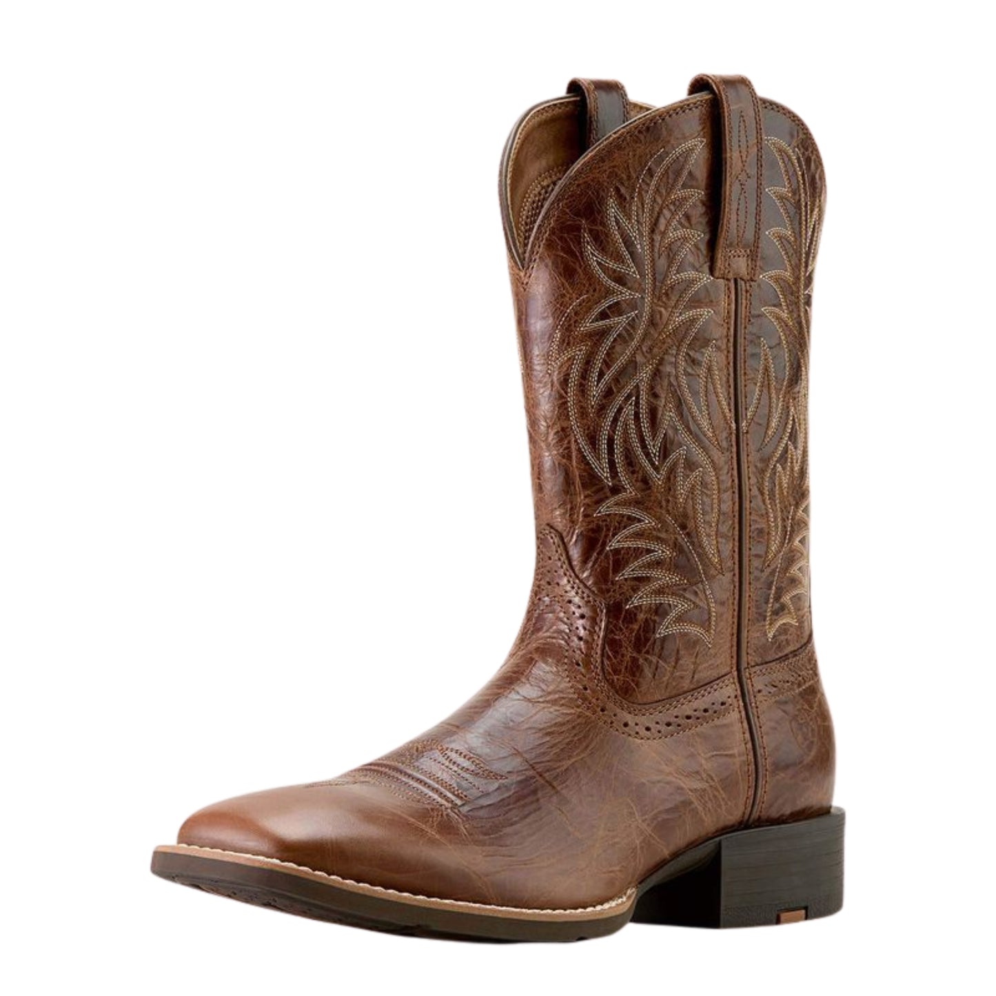 Ariat Men's Sport Wide Square Toe Boots - Dark Tan