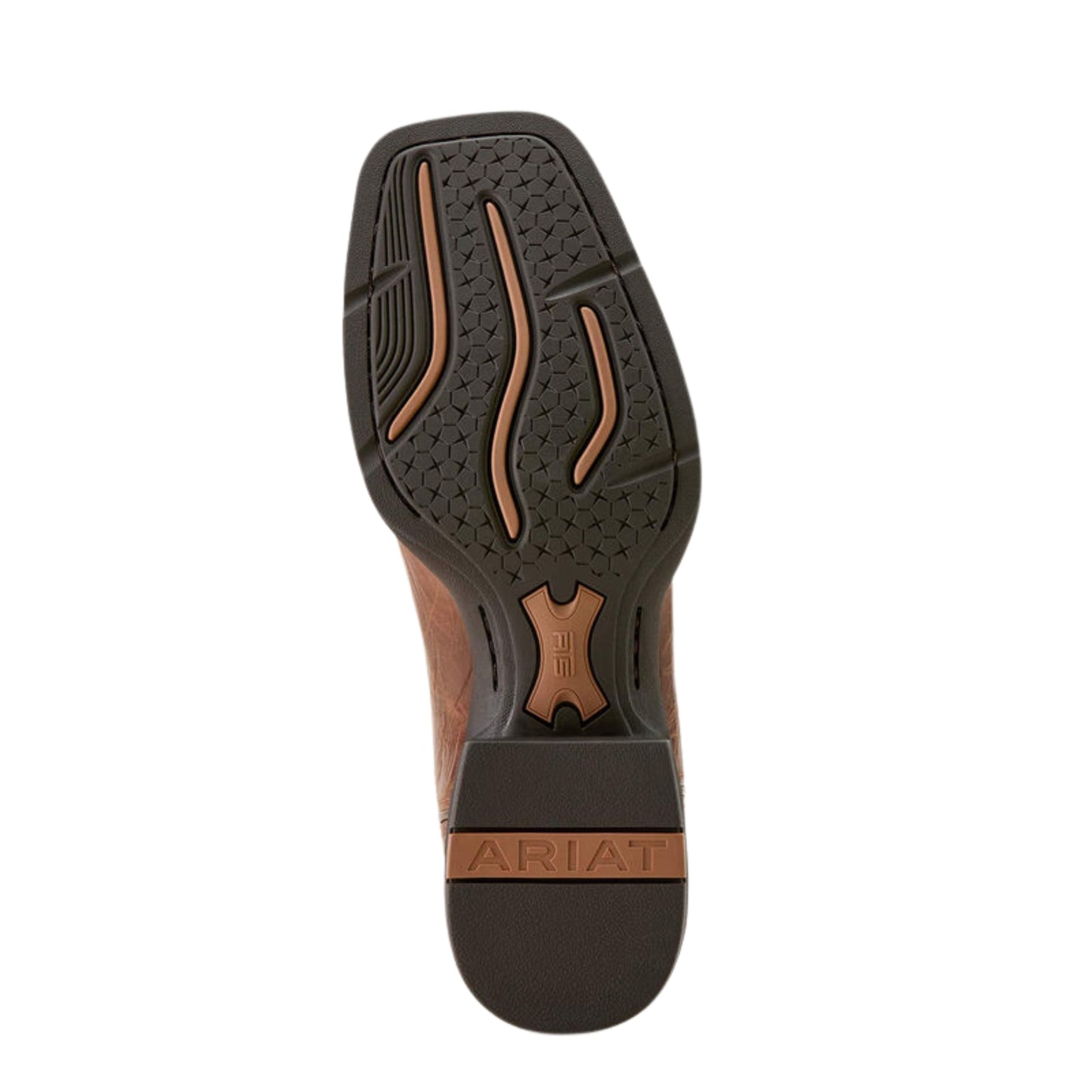 Ariat Men's Sport Wide Square Toe Boots - Dark Tan