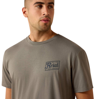 Ariat Mens Paintriot S/S Tee - Smoked Pearl