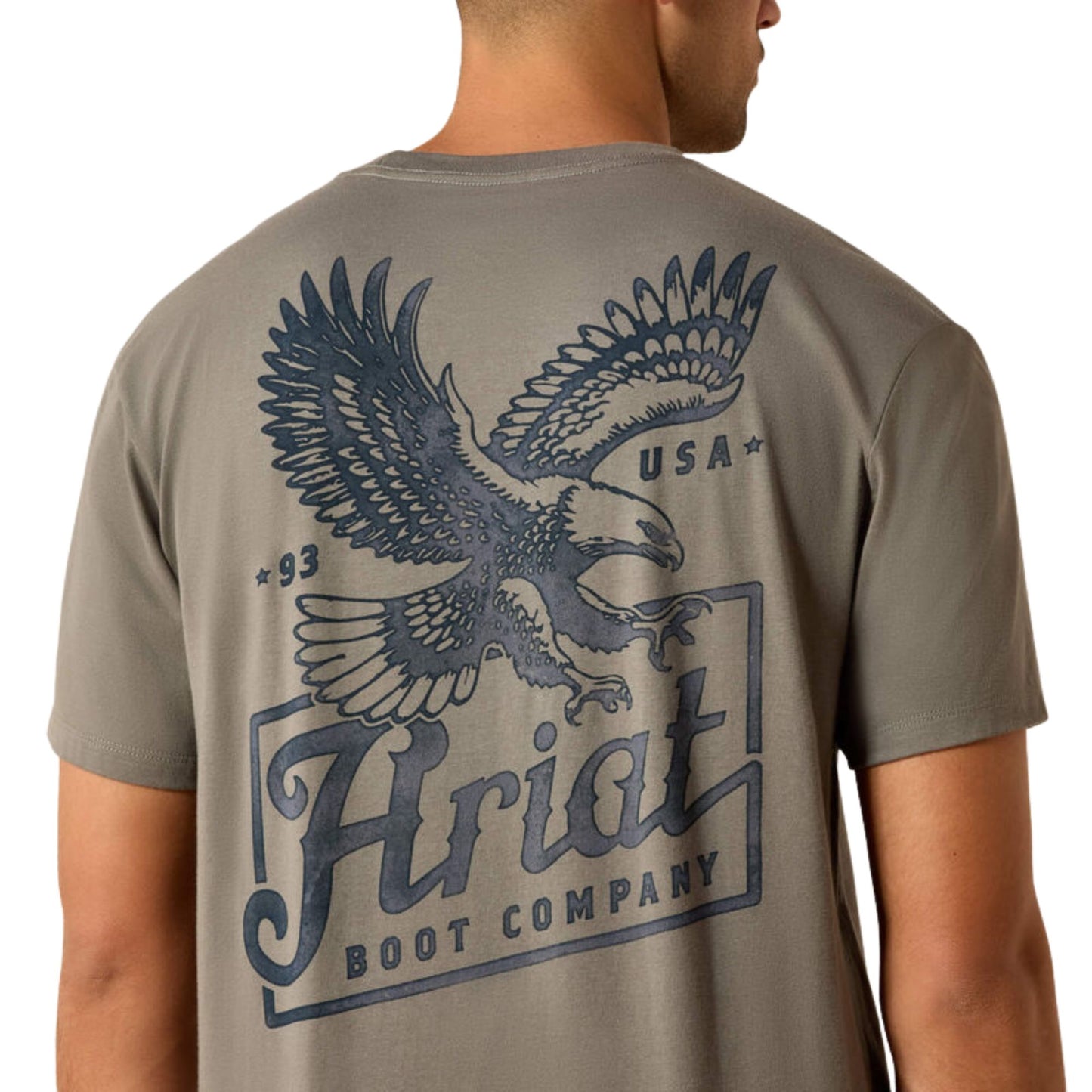 Ariat Mens Paintriot S/S Tee - Smoked Pearl