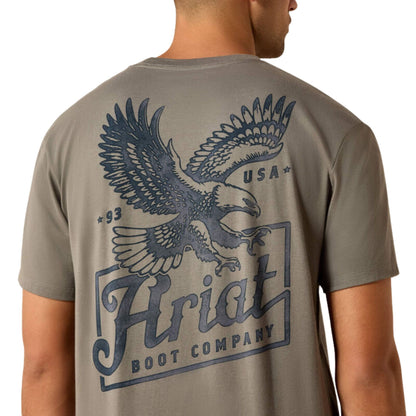 Ariat Mens Paintriot S/S Tee - Smoked Pearl