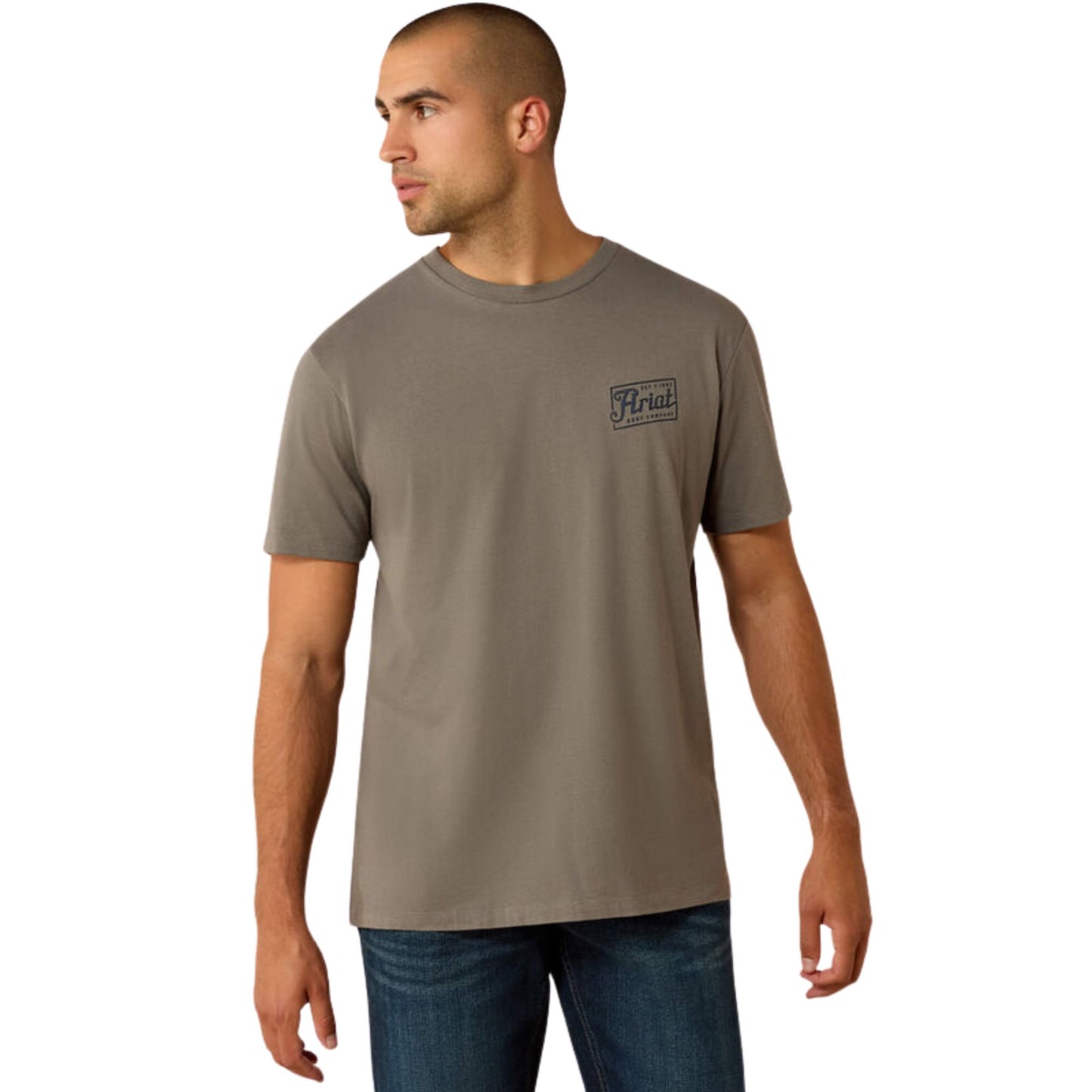 Ariat Mens Paintriot S/S Tee - Smoked Pearl