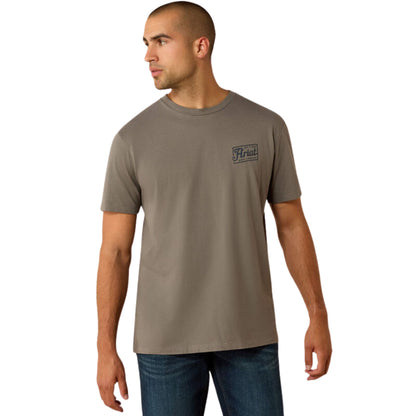 Ariat Mens Paintriot S/S Tee - Smoked Pearl