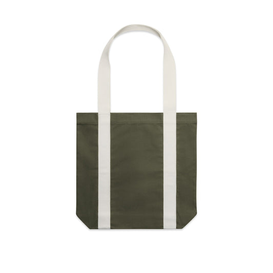 AS Colour Two-Tone Carrie Tote - Army/Cream