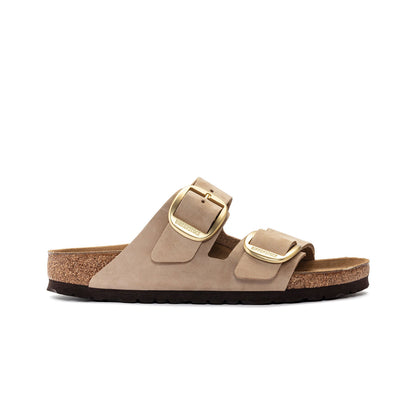 *Limited Stock* Birkenstock Arizona Big Buckle Nubuck Leather - Sandcastle