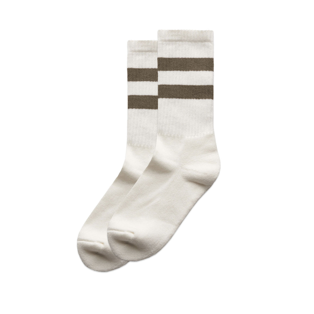 AS Colour Relax Stripe Socks (2 Pairs) - Natural/Walnut