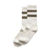 AS Colour Relax Stripe Socks (2 Pairs) - Natural/Walnut