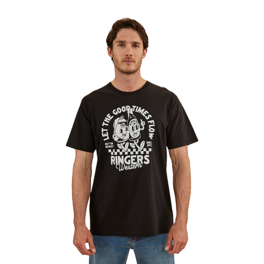 Ringers Western Good Life Men's Loose Fit T-Shirt -Black