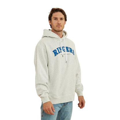 Ringers Western Princeton Men's Hoodie - Light Grey Marle