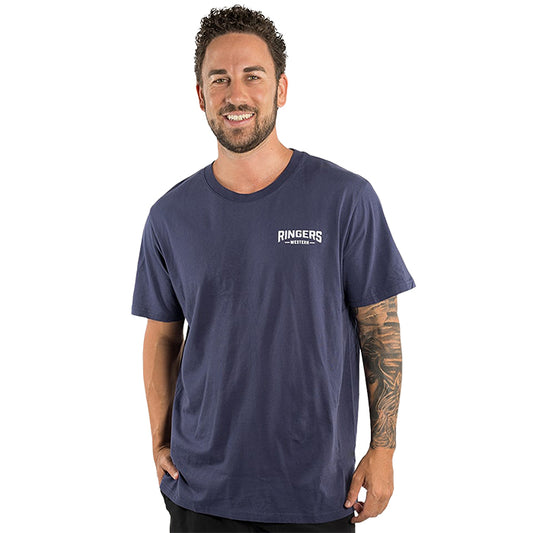 Ringers Western Squadron Men's Loose Fit T-Shirt - Washed Navy