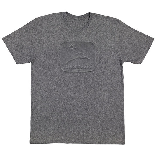 John Deere Embossed Logo Tee - Charcoal