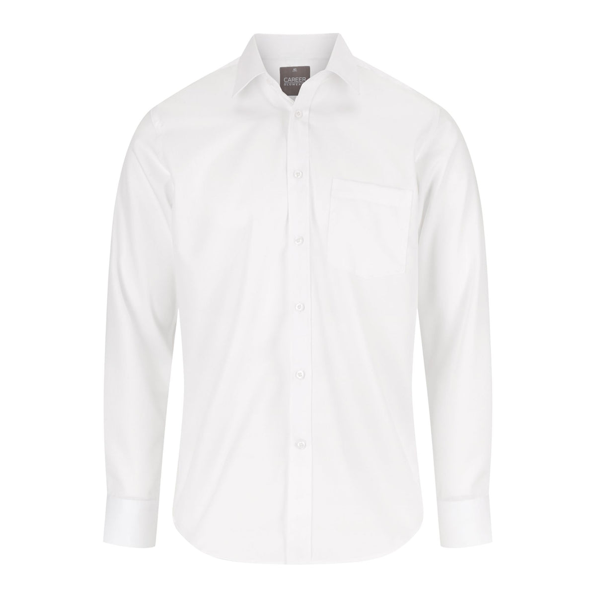 Gloweave Pure Cotton Non-Iron L/S Shirt - White