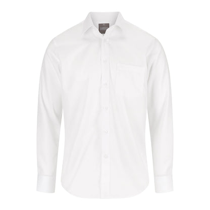Gloweave Pure Cotton Non-Iron L/S Shirt - White