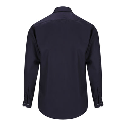 Gloweave Pure Cotton Non-Iron L/S Shirt - Navy