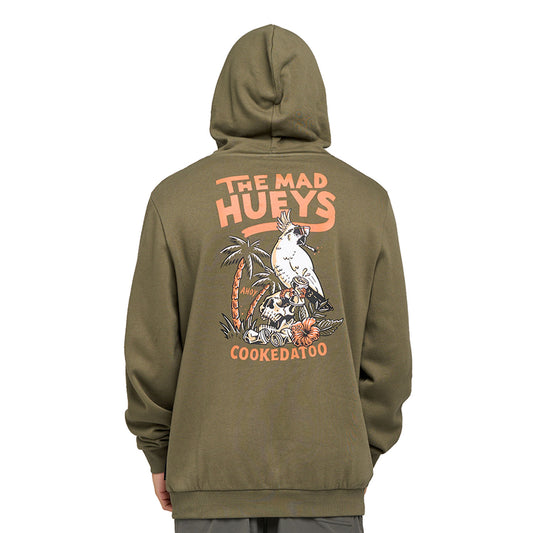 The Mad Hueys Cookedatoo Ahoy Hooded Pullover - Olive
