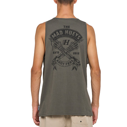 The Mad Hueys FKRS Ahoy Tank - Charcoal