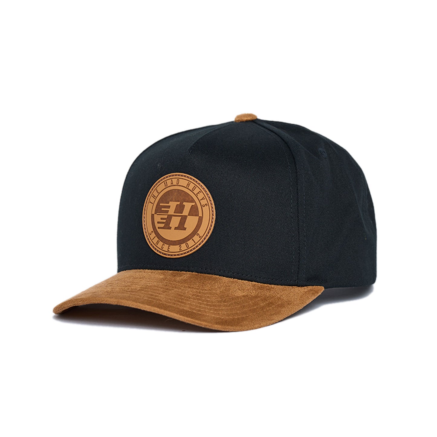 The Mad Hueys Suede Hueys Twill Snapback - Black