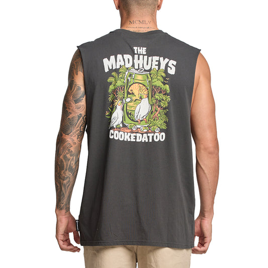 The Mad Hueys Cookedatoo Muscle - Vintage Black