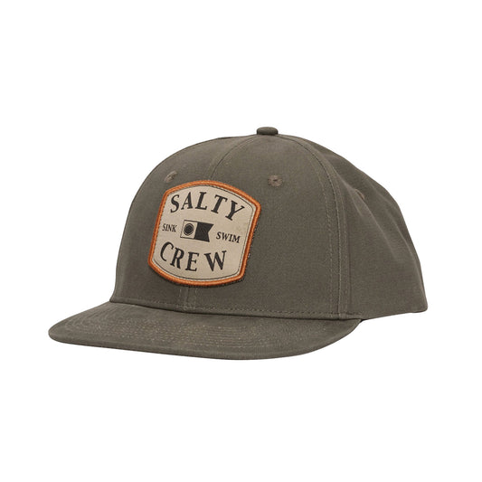 Salty Crew Capitals 6 Panel - Olive