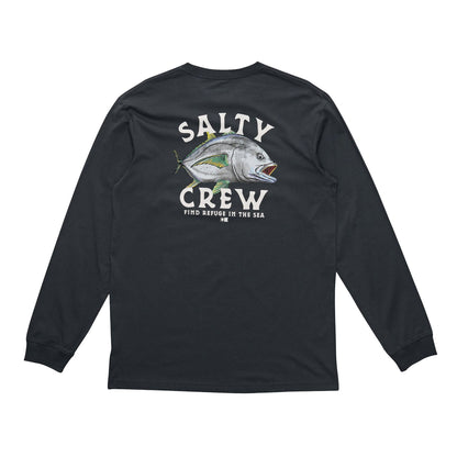Salty Crew Ulua Classic Long Sleeve Tee - Coal