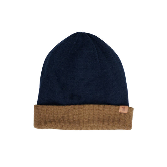 Thomas Cook Carson Beanie - Navy/Tan