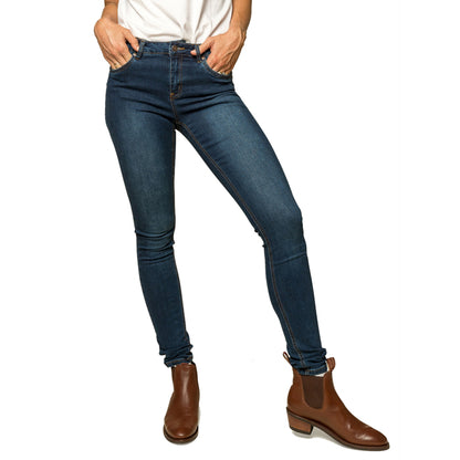 Ringers Western Sophie Women’s Mid Rise Skinny Leg Jeans - Classic Blue