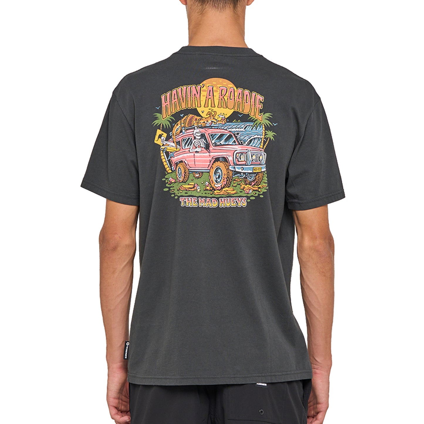 The Mad Hueys Rodie S/S Tee - Vintage Black