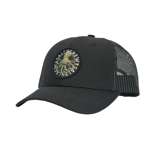 Salty Crew Tentacles Retro Trucker - Black
