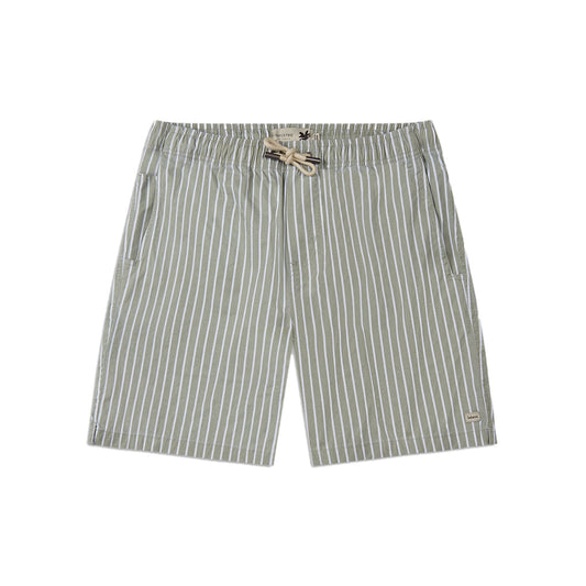 The Antoni Swim Short - Olive/Off White