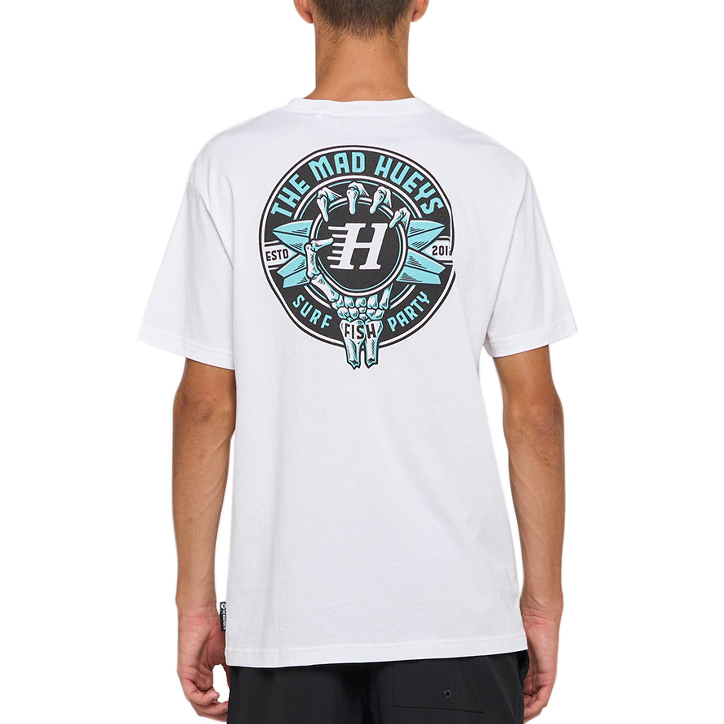 The Mad Hueys Surf Hueys S/S Tee - White