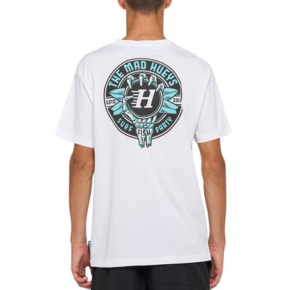The Mad Hueys Surf Hueys S/S Tee - White