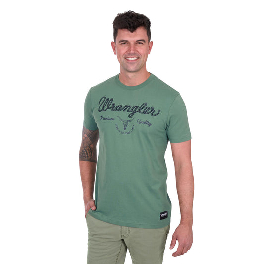 Wrangler Men's Arthur S/S Tee - Sage