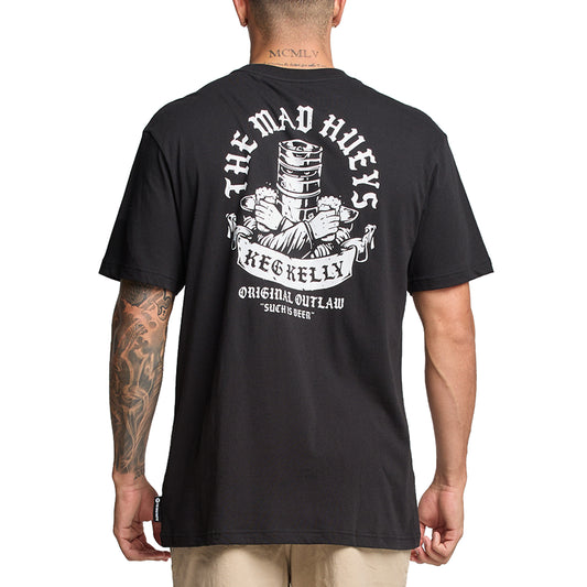 The Mad Hueys Keg Kelly S/S Tee - Black