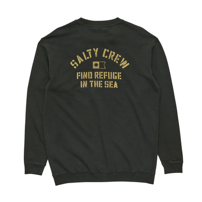 Salty Crew Even Kneel MW Crew - Vintage Black