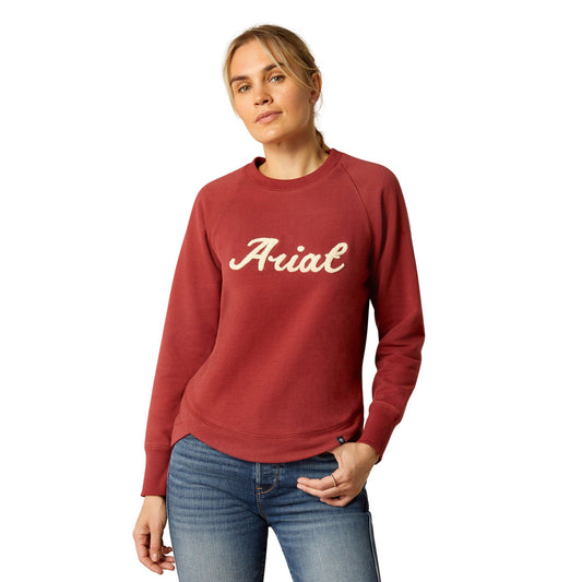 Ariat Women's Benicia Sweatshirt - Burnt Russet
